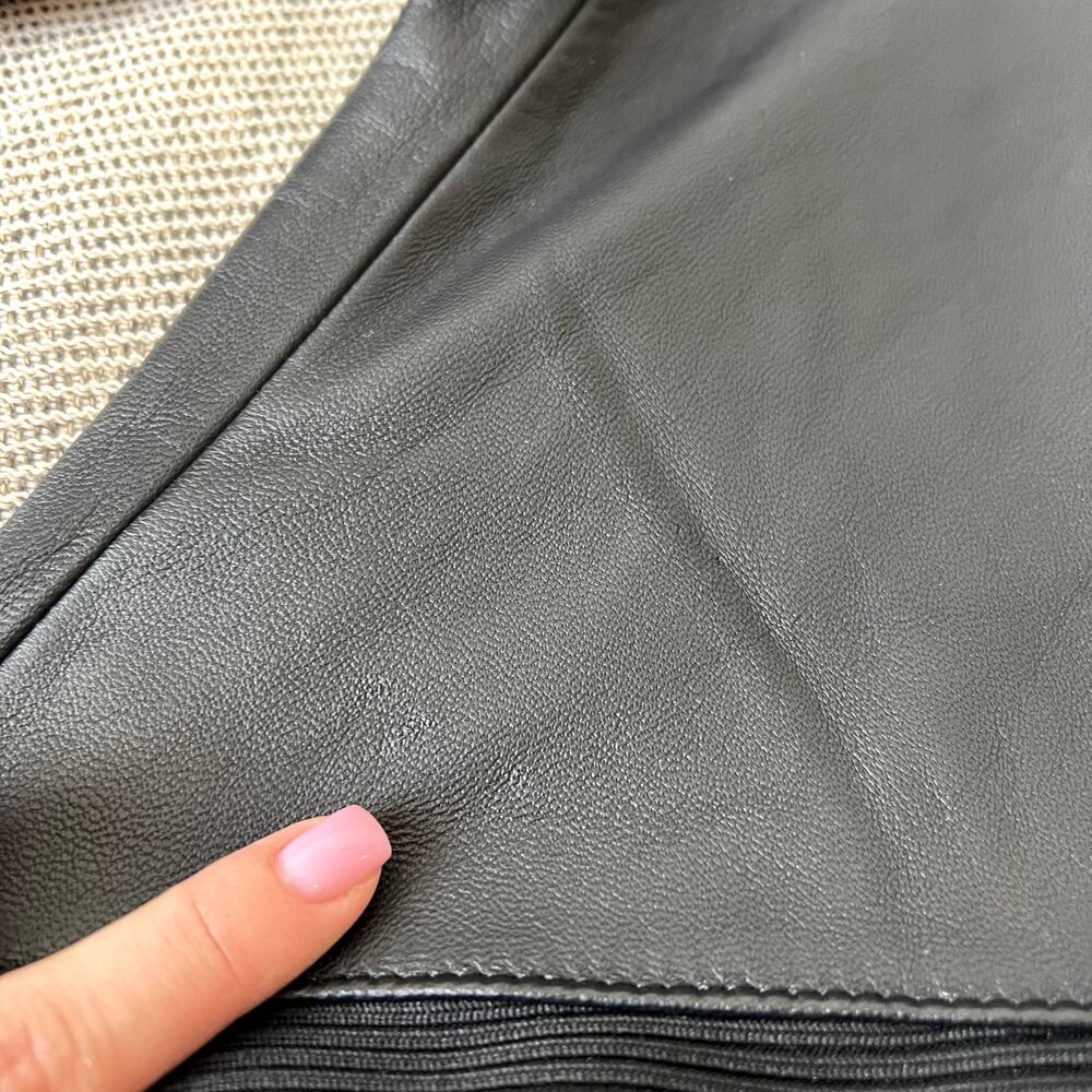 Dion Lee leather panelled flared pants black size XS 2 - Picture 4 of 14